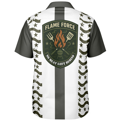 FLAME FORCE Hawaiian  Spread Collar shirt