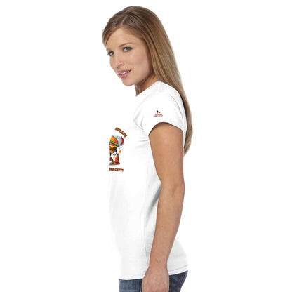 Grillin’ and Chillin’ with My Buns Out! Classic Womens Crewneck T-shirt Alpha BBQ wear BBQ -apparel- BBQ tshirt -BBQ tee