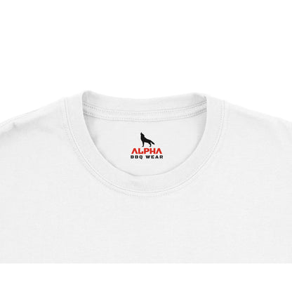Feast or face the fish Heavyweight Unisex Crewneck T-shirt Alpha BBQ wear BBQ -apparel- BBQ tshirt -BBQ tee
