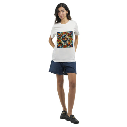 BBQ MANDALA Premium Unisex Crewneck T-shirt Alpha BBQ wear BBQ -apparel- BBQ tshirt -BBQ tee
