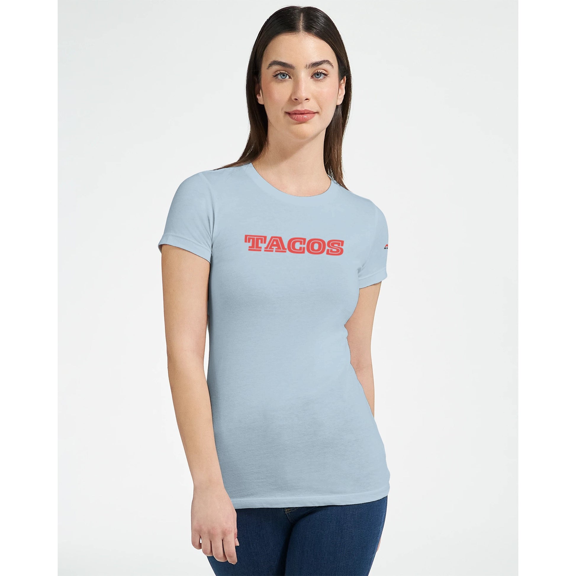 TACOS Custom BBQ T-Shirt Premium Womens Crewneck T-shirt Alpha BBQ wear BBQ -apparel- BBQ tshirt -BBQ tee
