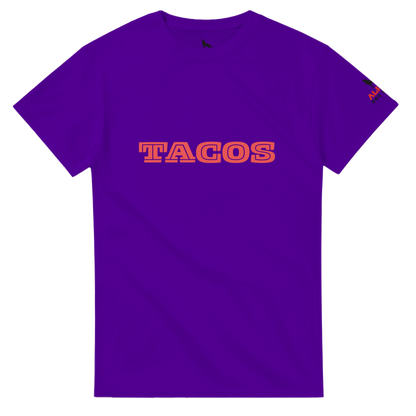 TACOS Custom BBQ T-Shirt – Bold, Simple, Delicious Purple Alpha BBQ wear BBQ -apparel- BBQ tshirt -BBQ tee
