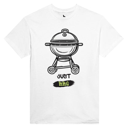 Just BBQ Heavyweight Unisex Crewneck T-shirt Alpha BBQ wear BBQ -apparel- BBQ tshirt -BBQ tee