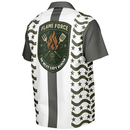 FLAME FORCE Hawaiian  Spread Collar shirt